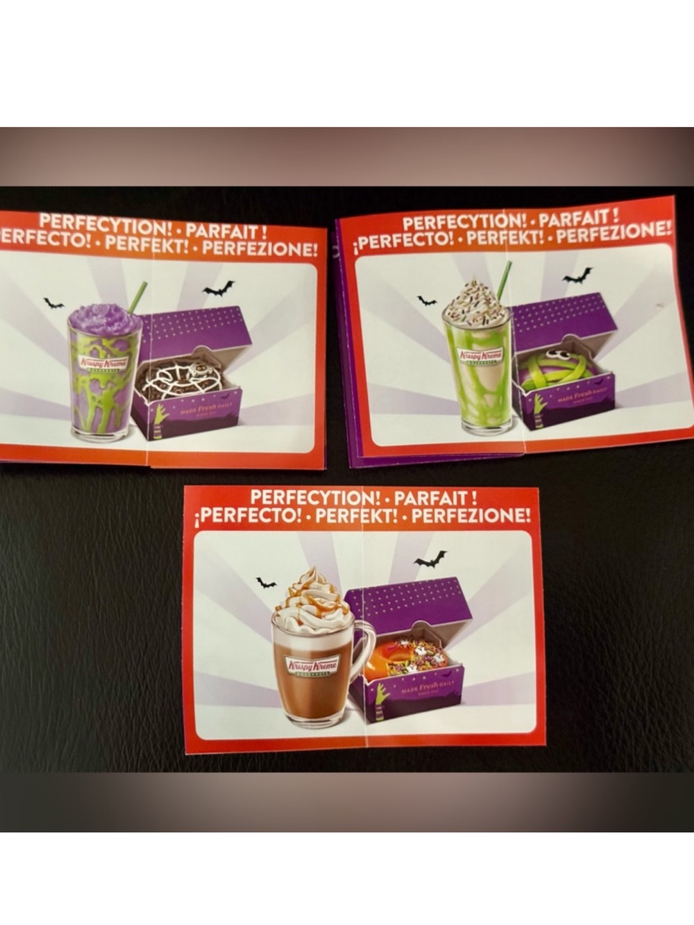 LOT of 3 Halloween mini brands create Krispy Kreme donut drink sets Zuru